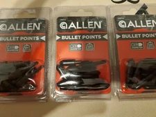 3 packs Allen Bullet Points 5/16" Diameter, 125 Grain  10 pcs/Bx ( 14621A )   