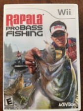 Rapala Pro Bass Fishing (Nintendo Wii, 2010, E) Game Disc, Manual & Case!