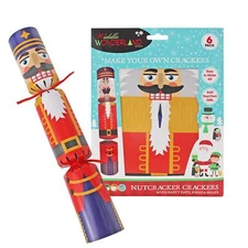 Christmas Cracker Kit 6 Pack Make your Own - Nutcracker
