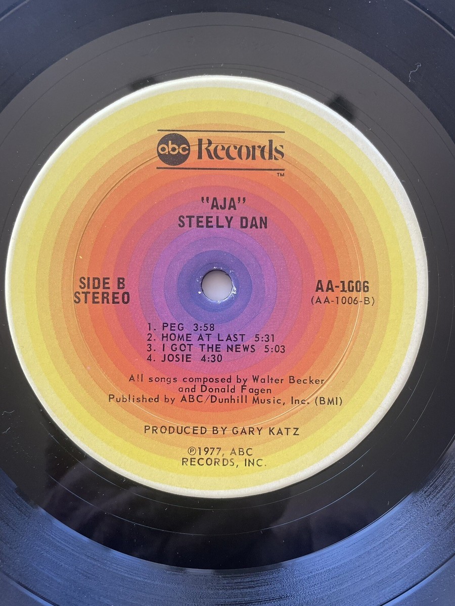 Steely Dan Aja Vinyl LP 1977 ABC AA 1006 Gatefold Jazz Rock