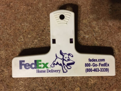 5X FEDEX SNACK CHIP CLIP CANE CONSEGNA A DOMICILIO EVANS 52840 / ERRATEWAY052 - Foto 7 di 13