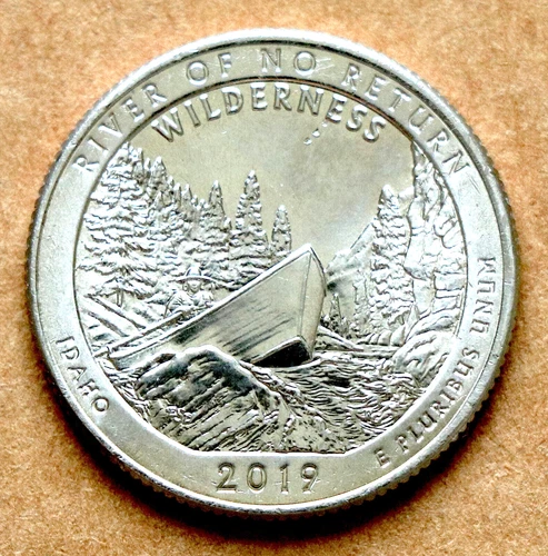 2019-D America the Beautiful Quarters Frank Church River of No Return — photo from the most recent tracked eBay sale