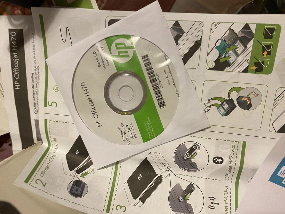 HP Officejet H470 Portable Mobile A4 Printer Battery New Other - Image 4 of 4