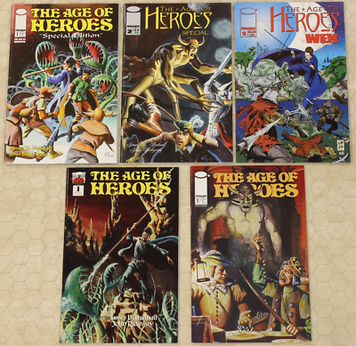 THE AGE OF HEROES #1, 3, SPECIAL #1 - 2, WEX #1 - set of 5 comics