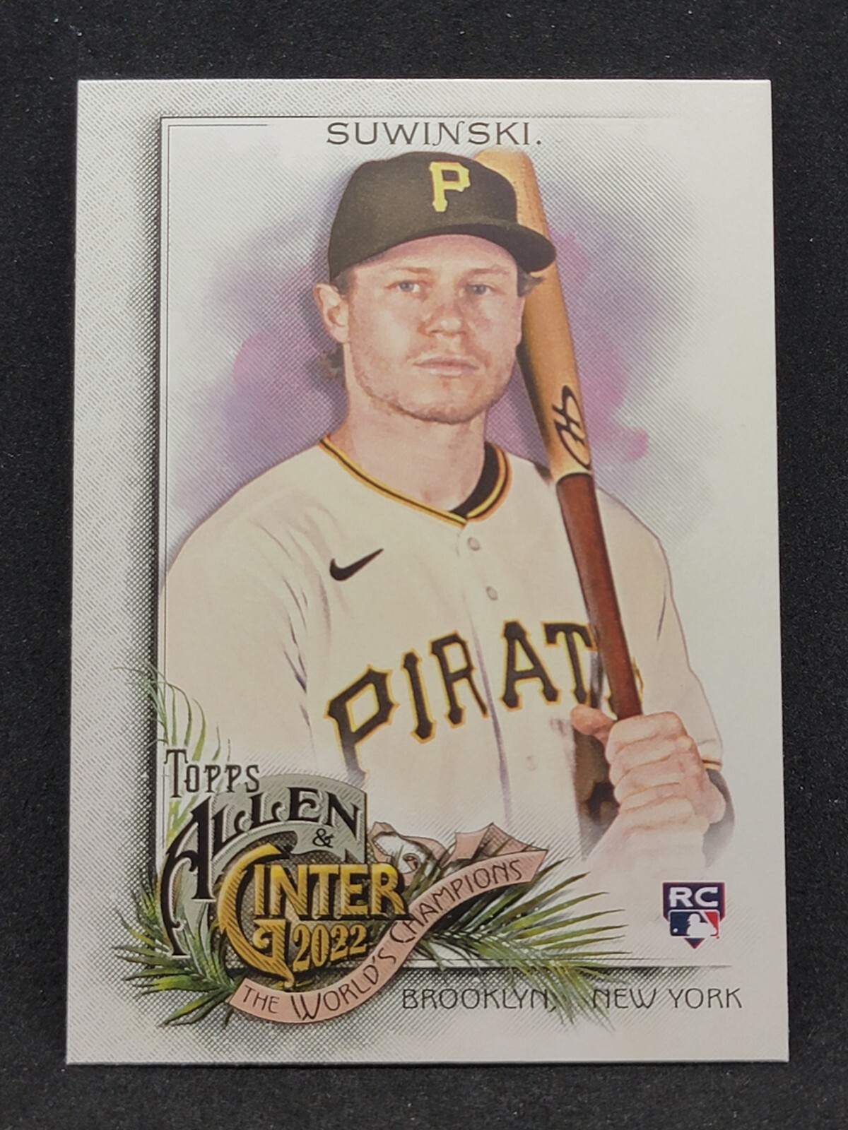 2022 Topps Allen & Ginter Jack Suwinski Rookie Pittsburgh Pirates #175 6[i