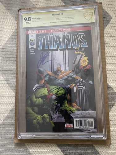 Thanos 15 1st CBCS 9.8 ASP Cates & Starlin 2018 1st Fallen/Silver Surfer Black