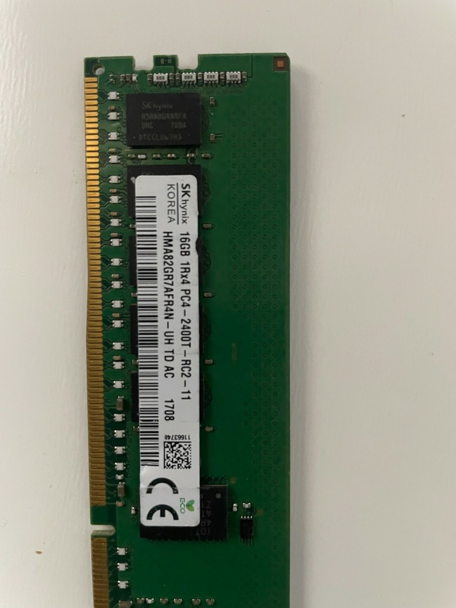 Sk Hynix 16GB HMA82GR7AFR4N-UH 1Rx4 PC4-2400T 809082-091