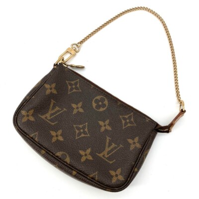 Louis Vuitton Monogram Mini Pochette Accessoires Handbag M58009
