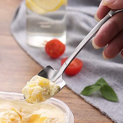 8/16/24/32pcs Stainless Steel Mixing Spoons Set - Iced Teaspoons,Ice Cream Spoon - Picture 7 of 13