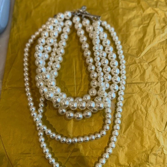 Zara 人造珍珠项链 全新 无 🏷️✨✨ 💕💕 — 第 4/4 张图片