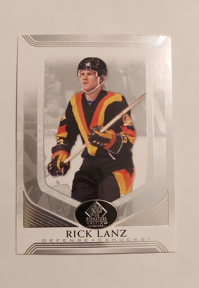 2020-21 Upper Deck SP Signature Edition Legends Rick Lanz #240