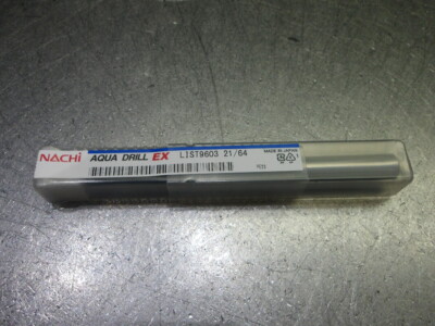 Nachi Aqua Drill EX 21/64'' Carbide Drill 9mm Shank 21/64 L9603 (LOC2652A)