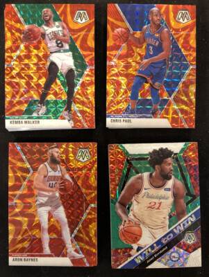2019-20 Mosaic Basketball Reactive Orange Prizm Parallel Cards Lot You Pick
