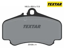 Brake pad set, disc brake Textar 2313901 for Porsche
