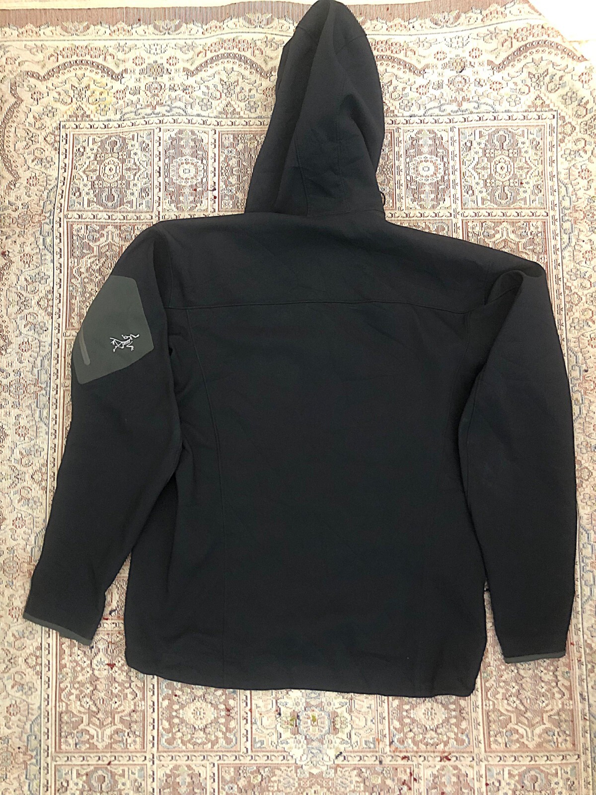 Arc'teryx Giacca Uomo M Epsilon con Cappuccio Zip Nero Outdoor Escursionismo Y2K