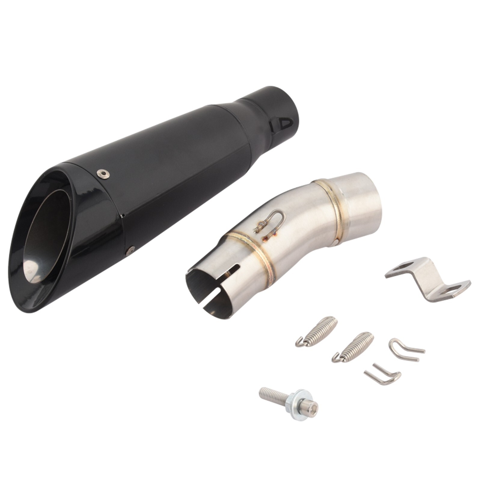 Exhaust System Slip On Muffler for Kawasaki Z400 Ninja 400 2017-2024 Ninja 500