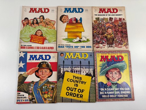 LOT (x31) 60s 70s MAD Magazine Nixon TV humor parody Al Jafee SPECIALS - Picture 5 of 10
