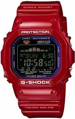 CASIO G-SHOCK G-LIDE GWX-5600C-4JF Tide Graph & Moon Data Herrenuhr Rot NEU