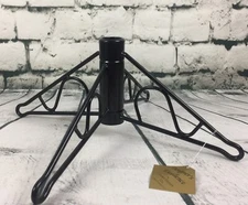 17" Artificial Christmas Tree Base Stand 4 Leg Folding Green Metal for 4.5’ Tree
