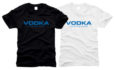 VODKA Connecting People - T-Shirt, Gr. S bis XXXXL