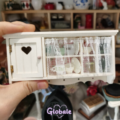 Maßstab 1:12 Puppenhaus Miniatur Möbel Wandbehang Aufbewahrungsregal Unvollendet