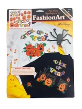 Dimensions No-Sew  Appliques Trick or Treat Pumpkins 80107 Halloween New NOS