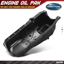 Engine Oil Pan for Cadillac Escalade Chevy C1500 Suburban 5.0L 5.7L 4 Quarts