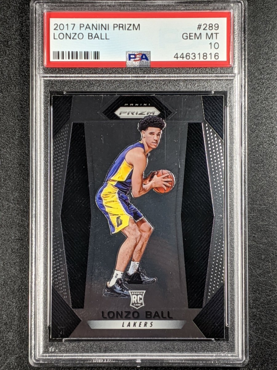2017 Lonzo Ball ***Prizm PSA 10 Rookie Card*** Gem Mint Lakers