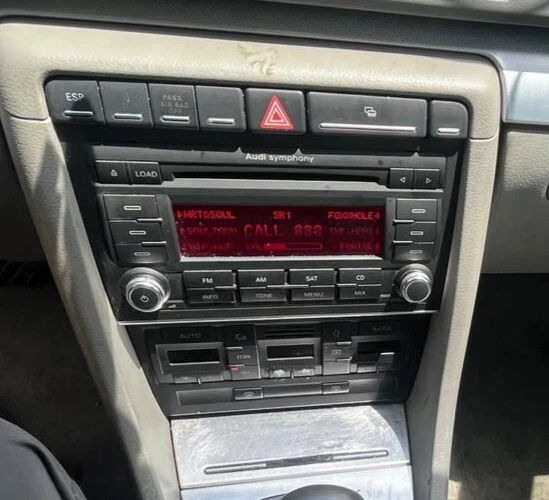 2004-2008 Audi A4/A4 Quattro AM/FM Radio Receiver CD Player 8E0-057-195-AF OEM - Image 2 of 4