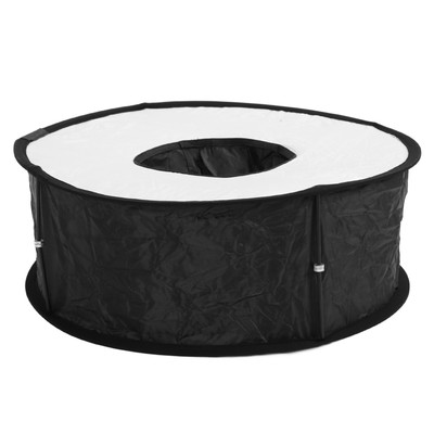 Ring Flash Softbox 17in Flash Diffuser Foldable Portable With Carrying Bag P New