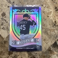 2021 Panini Chronicles Crusade Silver Garrett Crochet #1 Rookie RC B-12