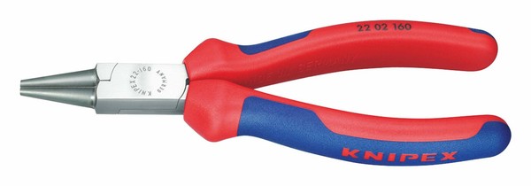 Knipex Rundzange Poliert 140 Mm Mit Mehrkomponenten-Griff - 22 02 140-image