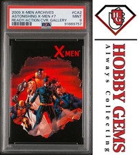 WOLVERINE EMMA FROST PSA 9 2009 Marvel X-Men Archives Ready for Action #CA2 C2