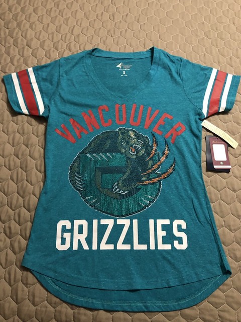Vancouver Grizzlies Womens Rhinestone T Shirt Small Nwt GIII Memphis Grizzlies | eBay