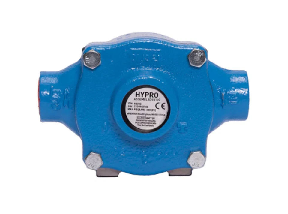 Bomba de ferro fundido Hypro 6 rolos, 22 GPM, portas 3/4" FPT, eixo 5/8" - 6500C - Imagem 3 de 4