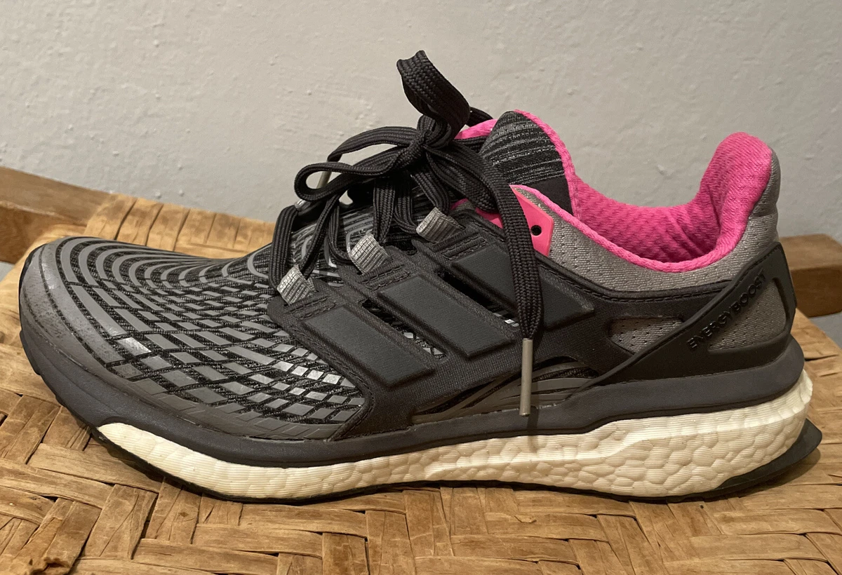 Adidas Energy Boost Gray/Pink Athletic Walking Shoes BB3456 Womens Sz 8 | eBay