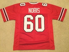 UNSIGNED CUSTOM Sewn Stitched Tommy Nobis Red Jersey - M, L, XL, 2XL