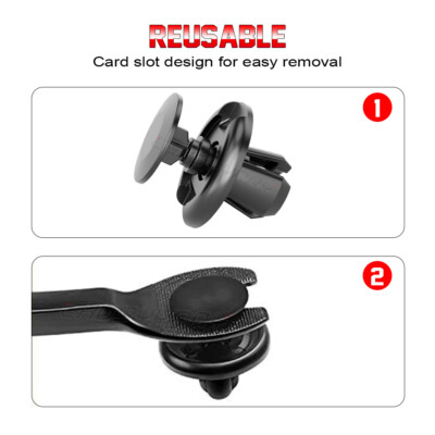 120-Pack Black Plastic Push-Type Rivet Clips For Honda – Fender Liner, Splash Shield, Bumper Retainer