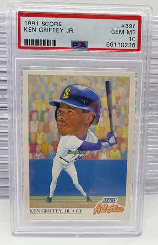 1991 Score #396 Ken Griffey Jr. PSA 10 GEM MINT Fresh Slab Seattle Mariners ⚾️