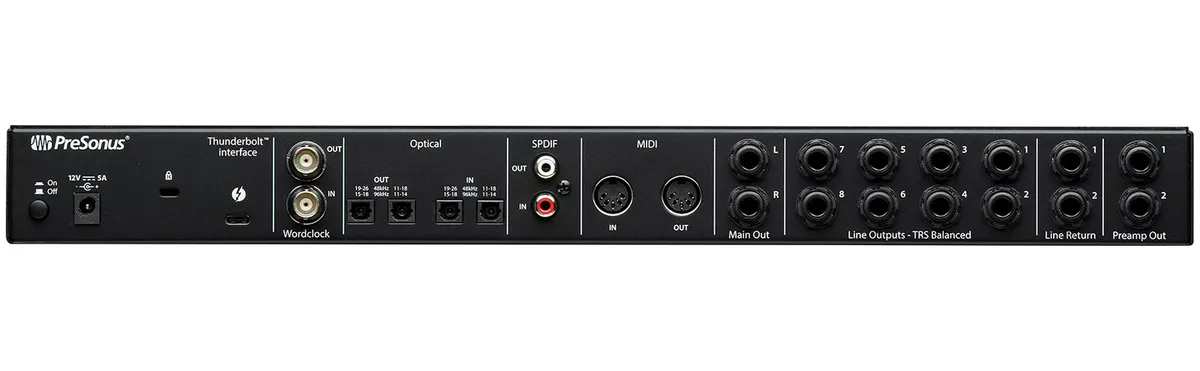 Presonus Quantum 2626 26x26 Thunderbolt 3 Audio Recording
