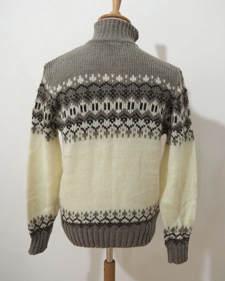 Herren Strickjacke Grösse M Norweger Style I987 - Bild 3 von 3