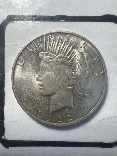 1922 $1 Peace Dollar Philadelphia Silver Coin BU Condition