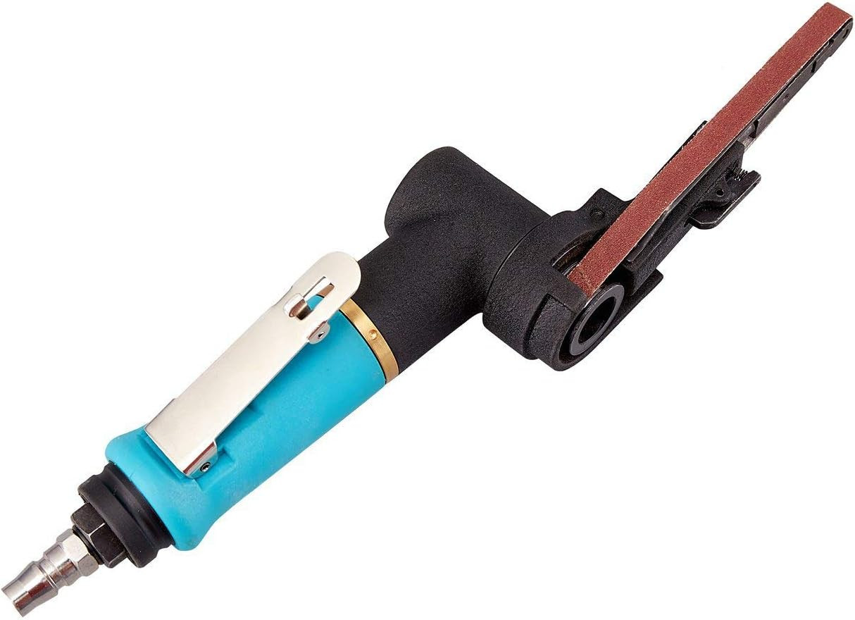 Pneumatic Tool Air Belt Sander,1/4" Air Inlet,Air Belt Sander (3/8" X 13") with 