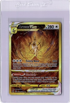 Arceus VSTAR Gold GG70/GG70 Crown Zenith Pokemon Card Full Alt Art