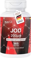 Jod 200µG - 365 Tabletten - Vegan - Hochdosiert