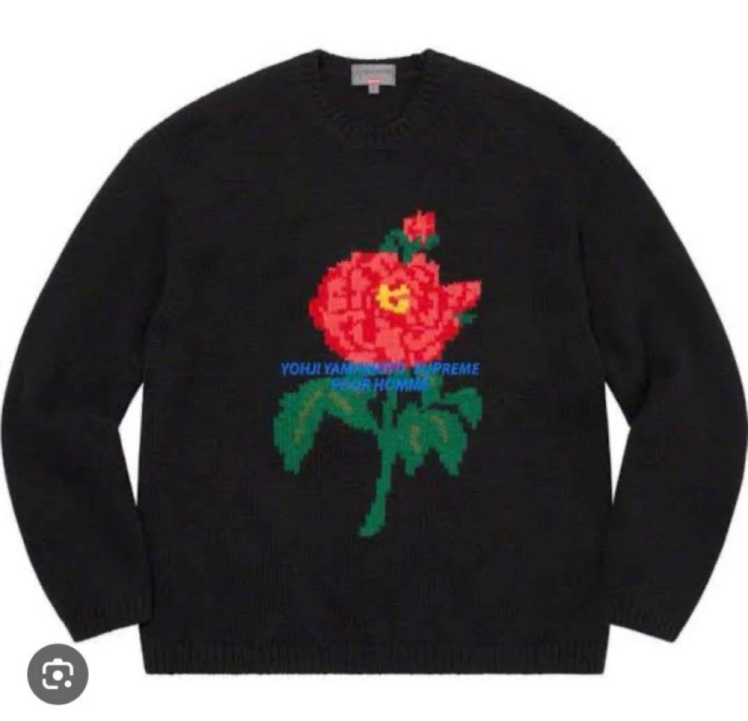 Pull homme Supreme XL 20Fw Yohji Yamoto emblématique streetwear rare occasion limitée
