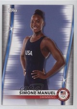2021 Topps US Olympic & Paralympic Team and Hopefuls Simone Manuel #23 02l5