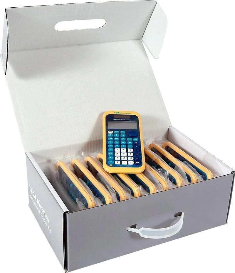 TI-34 MultiView Scientific Calculator Teacher Kit - 10 Pack - Image 3 of 3