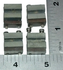 Brass G-Scale Track Connectors W Insulator  Lot of 4 