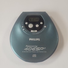 Philips Powersaving 40 ESP3 CD Player DISC WALKMAN AZ9143/17 Tested Working